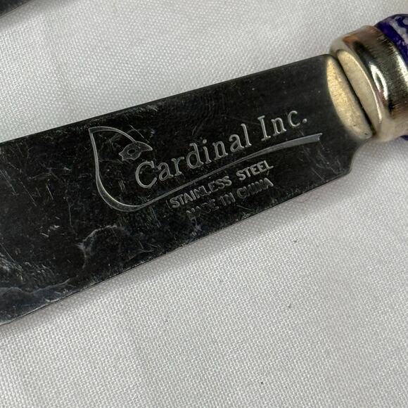 Cardinal Inc Beach Lady Cheese Spreaders Set of 4 Summer Picnic Charcuterie - Picture 4 of 5